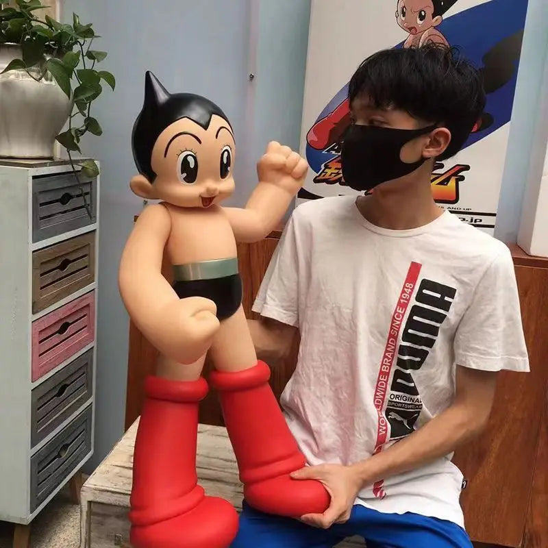 40CM Large AstroBoy Mighty Atom Tetsuwan Atom Anime Action Figure PVC Movable Statue Model Toy Collection Gift