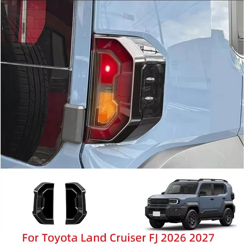 ABS rear lampshade, smoked shell protective cover, automotive exterior accessories Used for Toyota Land Cruiser FJ 2026 2027