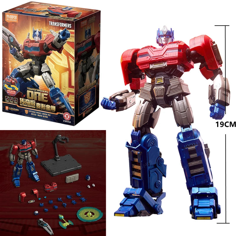 BLOKEES Original Transformers Prime Optimus Prime TARN Soundwave Orion Pax IDW ACTION EDITION Decepticons Action Figure Toy Gift