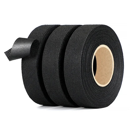 15Meter 9mm~32mm High - Quality Adhesive Fabric Tapes for Automotive Wiring Electrical Projects Heat-Resistant Cloth Tape