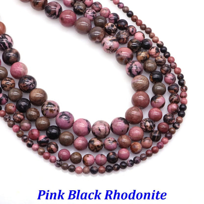 Natural Stone 4 6 8 10mm Round Leopardskin Jaspers Stone Spacer Loose Bead For Jewelry Making DIY Bracelet Needlework Accessorie