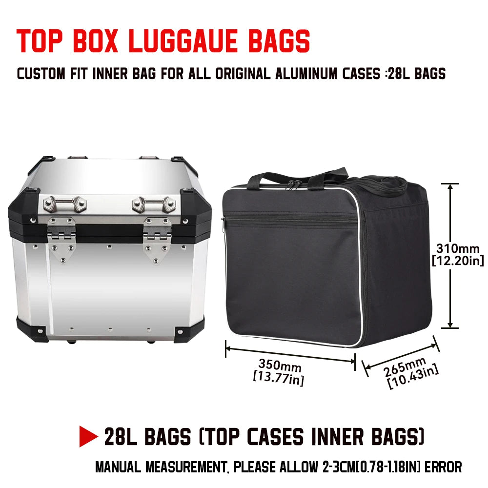 Motorcycle Box Inner Bag Luggage Bags 28L/36L/40L for BMW R1200GS Adv R1250 GS Adventure K1600 Motorbikes Waterproof Bag