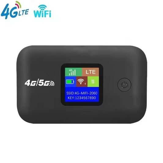 4G/5G Mobile WIFI Router 150Mbps 4G LTE Wireless Router 3500mA Portable Pocket MiFi Modem with Sim Card Slot Mobile WiFi Hotspot