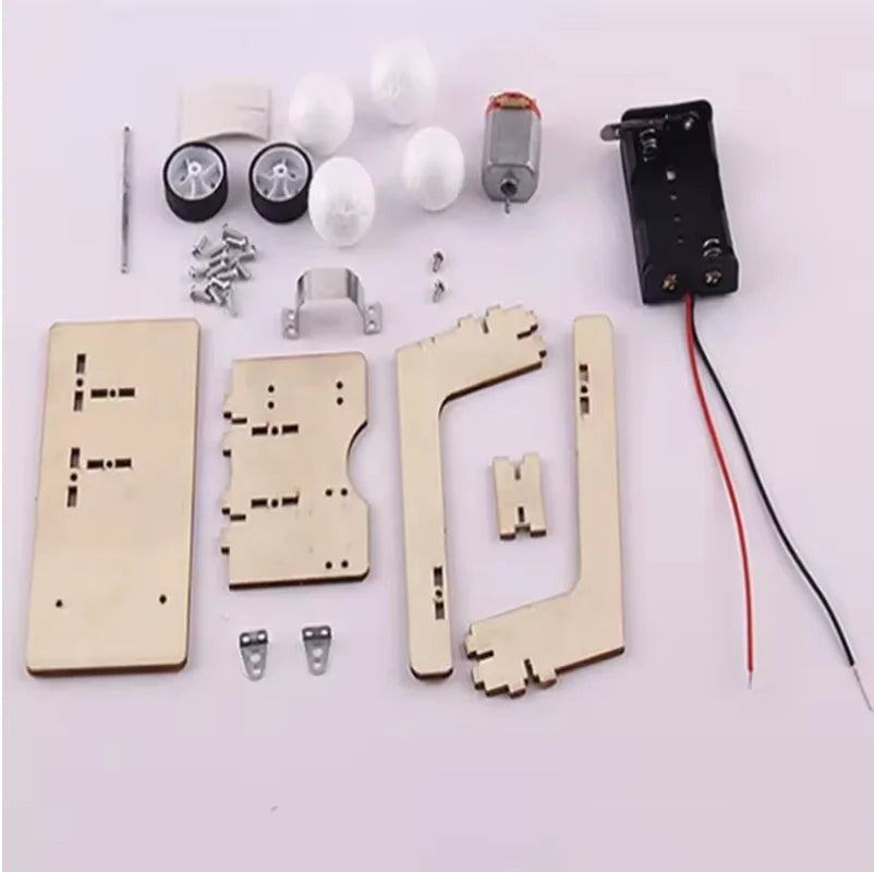 Electric Ball Pitching Machine Kits Kids DIY Science Toys Children Educational Technology Project Model Toys For Gift