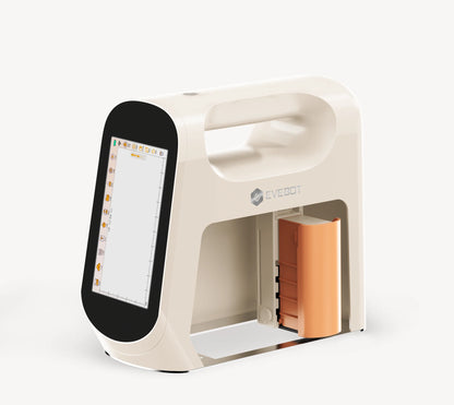 EVEBOT Smart Handheld Food Printer 5cm Print Head (Next-Gen with Visual Positioning) Flip Screen Ideal For Cafés & Coffee Shops