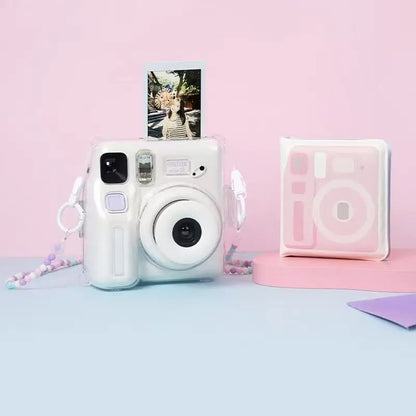 Original Fujifilm Instax Mini SE Instant Film Camera Auto-focusing Wrist Strap Birthday Christmas Optional Photo Paper Gift Box