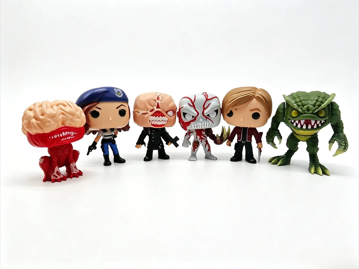 Resident Evil POP Style Figures Zombie Monster Character PVC Doll Desktop Decor Collectible Model Toy Gift for Gaming Fans