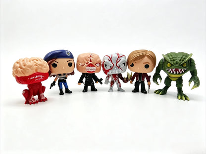 Resident Evil POP Style Figures Zombie Monster Character PVC Doll Desktop Decor Collectible Model Toy Gift for Gaming Fans