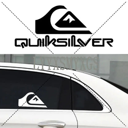 Personality Self-adhesive Quiksilver Surfboard Car Sticker Automotive Rear Window and Bumper Waterproof Vinyl Decal Decorative