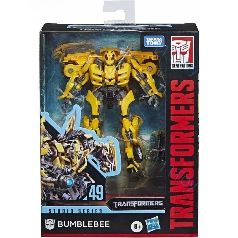In Stock Hasbro Transformers Classic Toys Studio Series SS49 Deluxe Class Bumblebee Action Figure Robot Toy Collect Gift Hobbies
