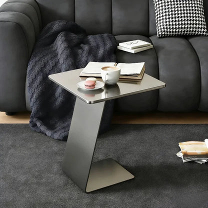 Luxury Industrial Round Side Table Stainless Steel Coffee Tables Creative Tea Table Commercial Milk Tea Shop Cafe Dining Tables