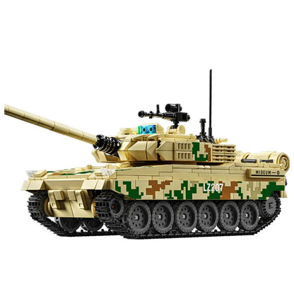 World War Army Military Soldiers SWAT Leopard 2A7 Main Battle Tank Assemble Building Blocks City Construction Bricks Toys Gift