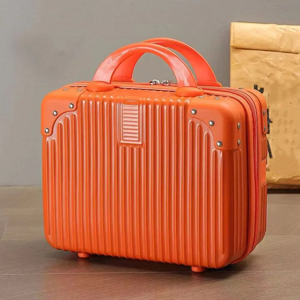 Hot Sales 14 inch Travel Suitcase Mini Travel Cosmetic Box Organizer Hand Makeup Case For Women