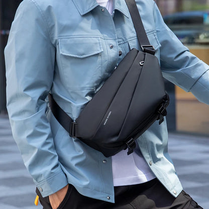 MARK RYDEN Multi-layer Crossbody Sling Bag with Keychain & Wet Dry Pockets