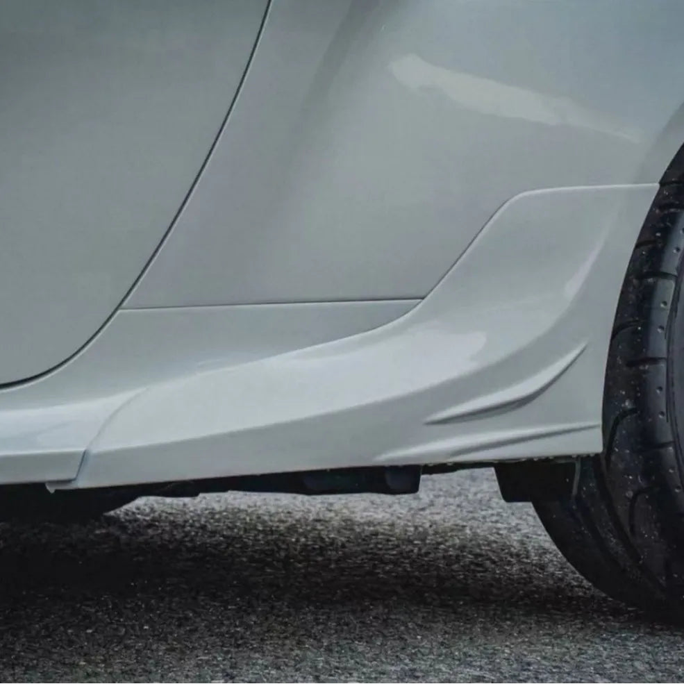 Rear Carbon Fiber for GR YARIS GXPA16 TMS Type Side Skirt Attachment (Kouki Model) Automotive Side Skirt Trim Body Kit