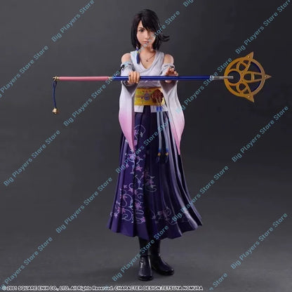 In Stock Play Arts Kai Yuna 2.0 & Tifa Final Fantasy X Action Figures