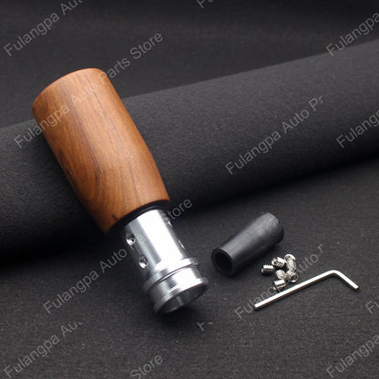 Solid wood Gear Shift Knob Wooden Manual Car Gear Stick Head Shift Replacement Knob Modified Shift Head