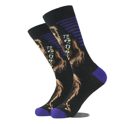 Autumn Winter Star Wars Movie Man socks Master Yoda R2-D2 Cosplay Socks Wookiee Jedi Knight  Free Size Women's Socks