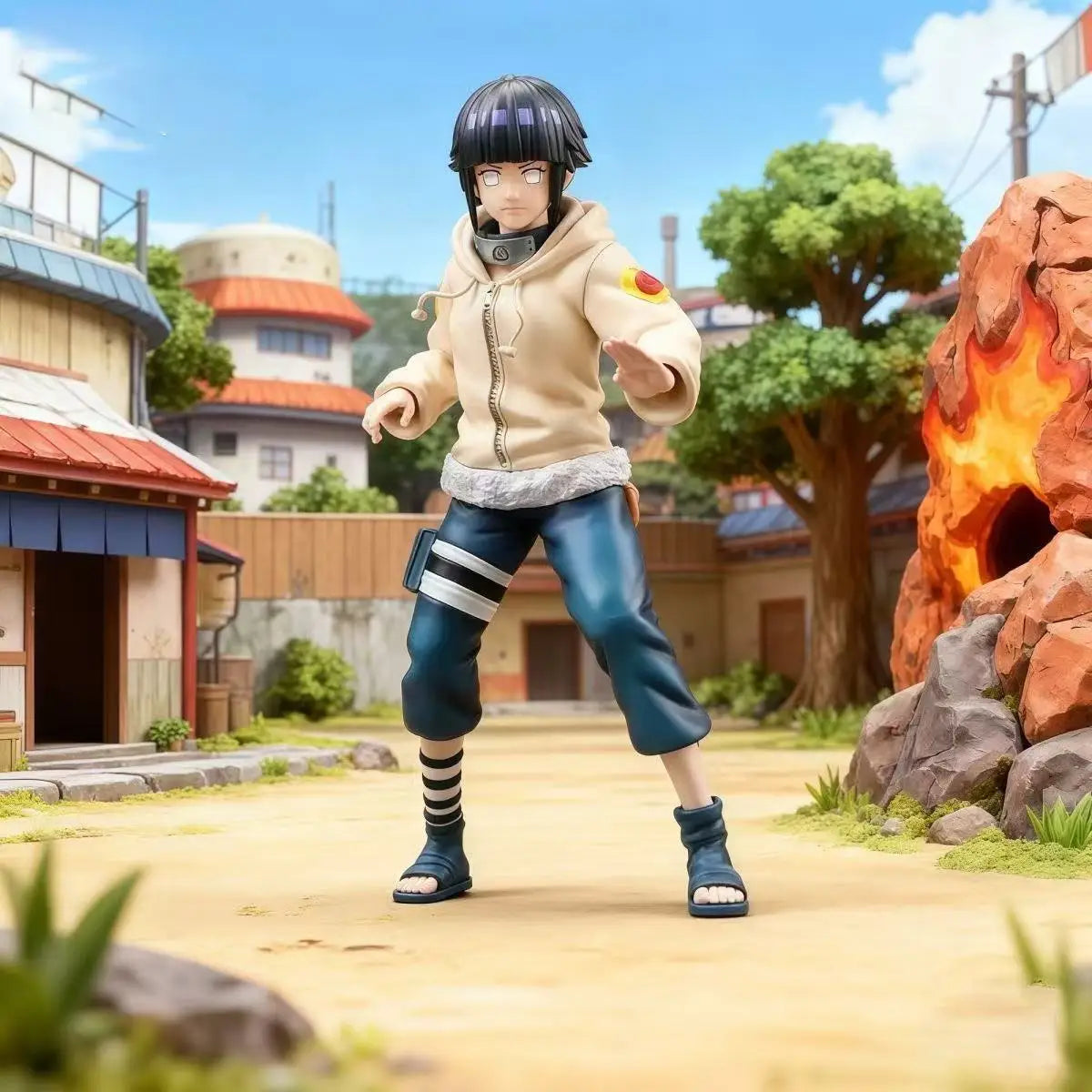 Childhood Hinata Hyuga Figure - Classic Naruto Design - Anime Desktop Decoration for Car or Home Collection