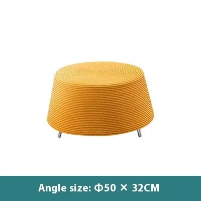 ！@Nordic Luxury Modern Fabric Rattan Furniture Set Creative Lazy Chair Outdoor Courtyard Living Room Hotel