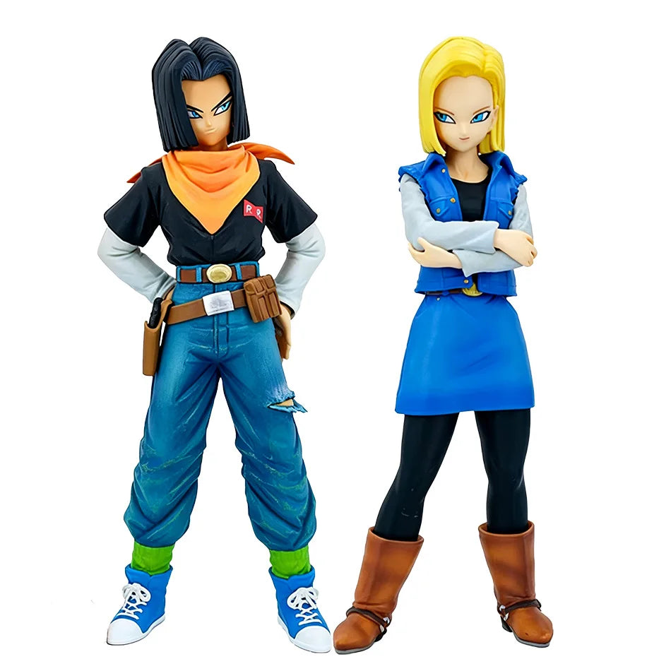 26CM Dragon Ball Z Android 18 Anime Figure Action Figures Pvc Model Statue Collection Decoration Toys Ornaments Christmas Gift