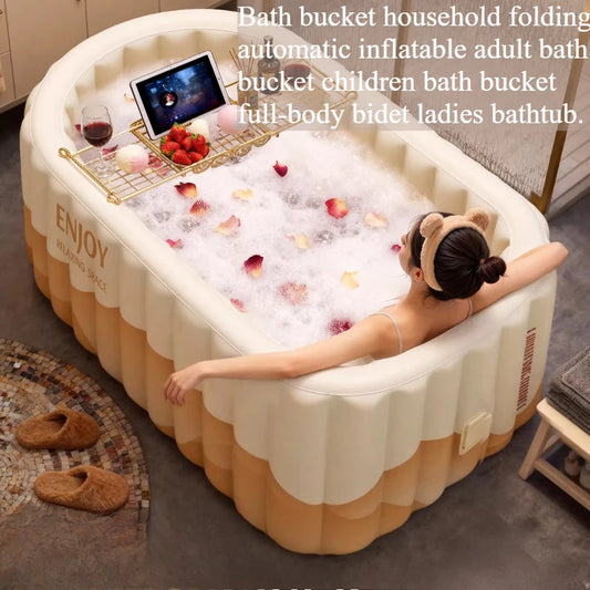 Hot Inflatable Foldable Bathtub Clearance Foot Sex Home Foldable Bathtub Adults Baby Jacuzzi Gonflables Cold Plunge Tub
