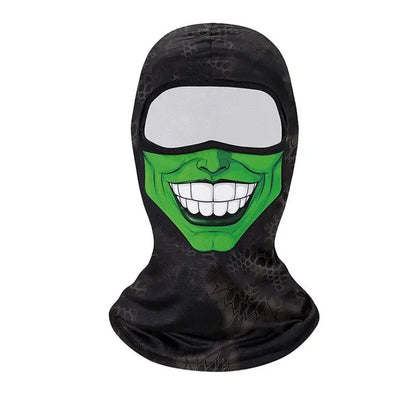 1pc  Face Mask Clown Ghost Skull Mask, Breathable Windproof, UV Sun Dust Protective Full Face Cover For Summer Sprin
