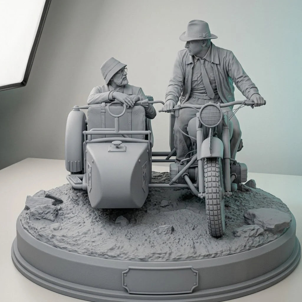 1/18 1/12 Jones Sr. Unpainted Unassembled 3D Printing Resin Figure Model Garage Kits  (Requires Painting and Assembly)