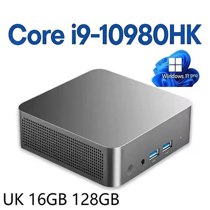 Mini PC Intel Core i9 10980HK Windows 11 Pro 16GB RAM 1TB 2TB SSD WIFI6 BT5.2 4K HD Gaming Office Study Desktop