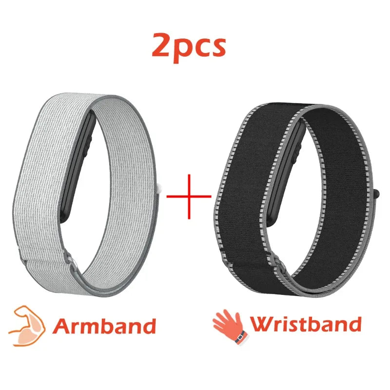 Adjustable Upper Arm Bicep & Wrist Strap for Garmin CIRQA Premium Custom Nylon Loop Soft Replacement Smart Sport Band Accessory