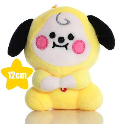 Plush Toy Tata Koay Shooky Mang Cooky Cartoon Animal Backpack Key Mobile Phone Pendant Office Relaxation Toys Friend Gift