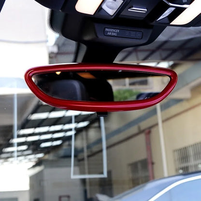 For Porsche Macan 2014-2017 Cayenne 2011-2017 Panamera 2013-2016 Car Indoor Rearview Mirror Decorative Frame Cover Sticker