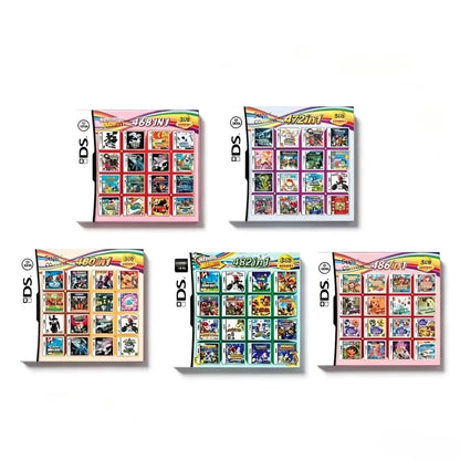 4300 500 520 482 In 1 NDS Multi Game Card Retro Game Cartridge With Box For DS Lite DSi 3DS Game Collection
