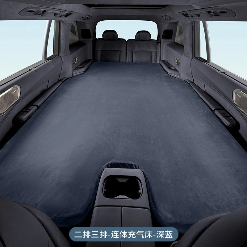 For Lynk & Co 900 2025 2026 Car Inflatable Mattress Suede Trunk Inflatable Travel Bed Sleeping Rest Cushion Camping Mattress