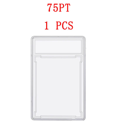 35/55/75/100PT Trading Cards Slab Label Grade Baseball Star Card Sleeves Protector Acrylic Hard Plastic Game Grade PTCG Gift Toy