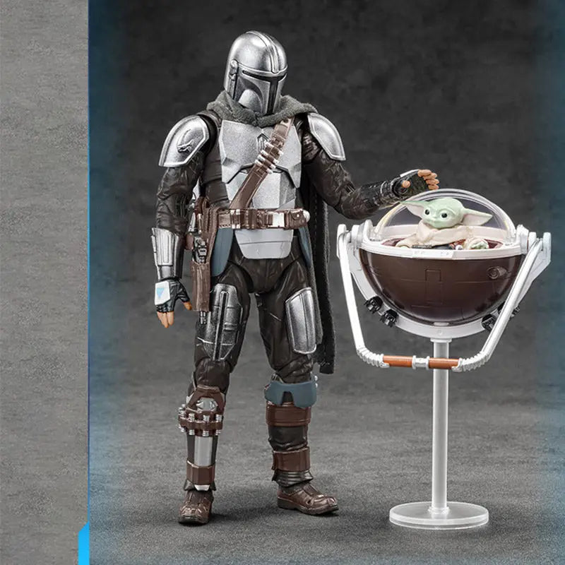 ZD Toys In Stock Star Wars The Mandalorian And Grogu Action Figure Movable Joints Collectible Model Desktop Display Toys Gift