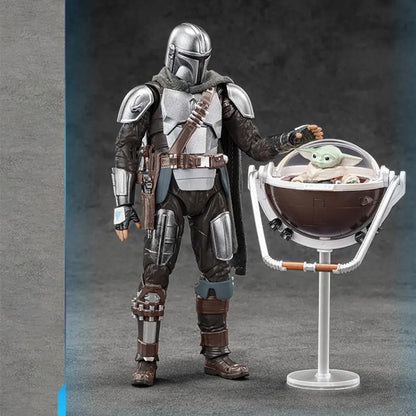 ZD Toys In Stock Star Wars The Mandalorian And Grogu Action Figure Movable Joints Collectible Model Desktop Display Toys Gift