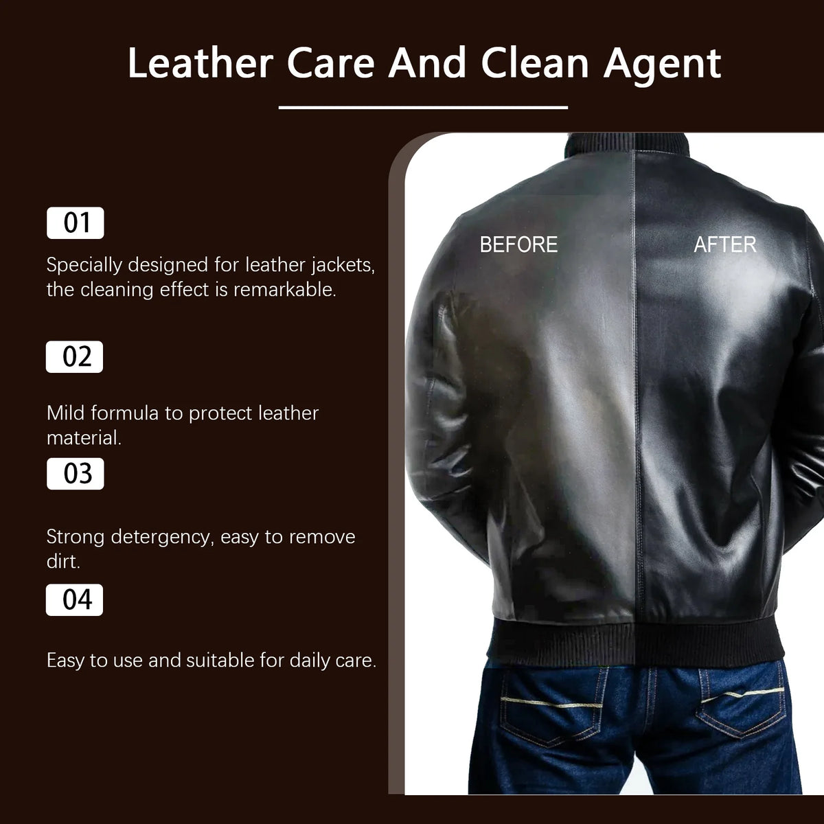 Leather Conditioner Jacket Leather Restorer Auto Seat Refurbishment Sofa Care Cleaning Shoe Polish Liquid Leather Polish Spray