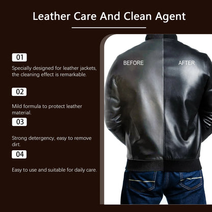 Leather Conditioner Jacket Leather Restorer Auto Seat Refurbishment Sofa Care Cleaning Shoe Polish Liquid Leather Polish Spray