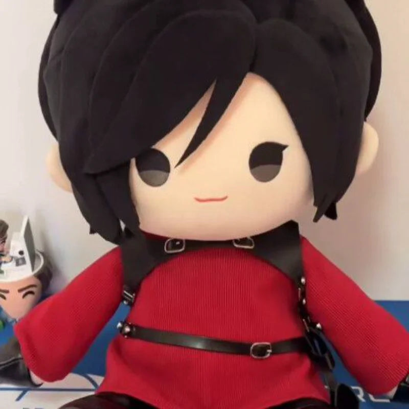 Stuffed 40cm Resident Evil Ada Wong Anime Figures Plush Cosplay Dress Up Cotton Doll Put to Sleep Toy for Children Birthday Gift