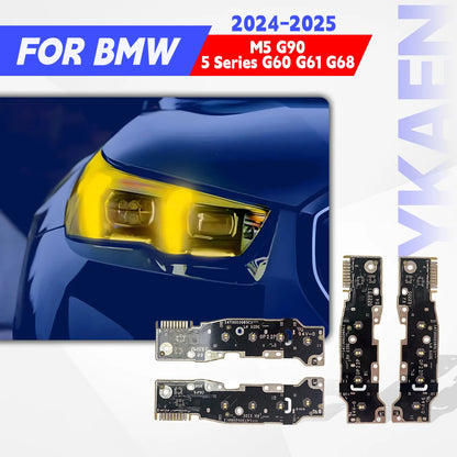 Yellow White Red LED DRL Board For BMW 5 Series M5 G90 G60 G61 G68 24-25 Daytime Running Light Turn Signal Headlight Chip Module