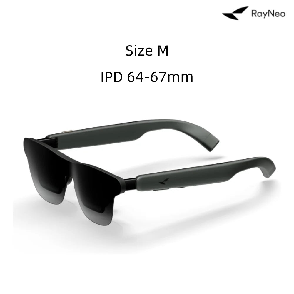 RayNeo GT Max XR Smart Glasses: 59° FOV, 267-inch Giant Screen Viewing, Native 3DoF, Dual-Layer Micro-OLED, 120Hz