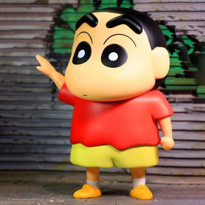 Crayon Shin-chan Action Figure Toys Anime Shin Chan Figuras Kawaii Doll Collection Model Ornaments GK Statue Gift for Children