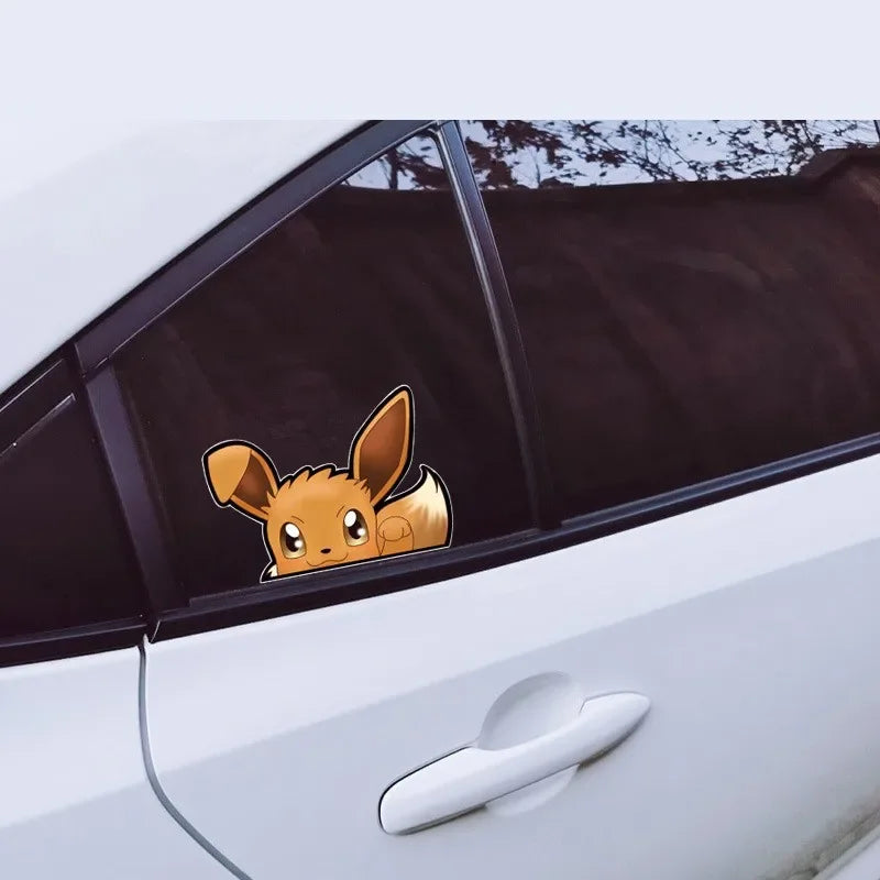 20styles Monster Elf Car Stickers Anime Figure Eevee Charmander Cute Cartoon Doll Creative Sticker Birthday Gifts