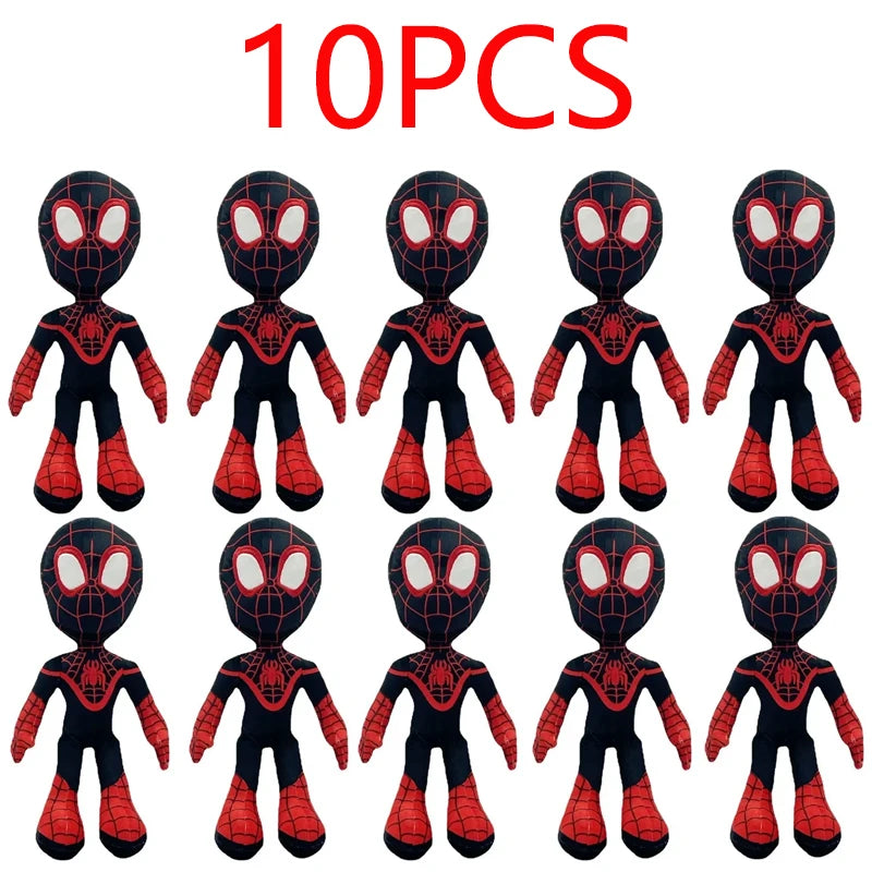 32CM Anime Avengers Spidermanes Plush Toys Into the Spider-Verse Gwen Peter Parker Noir Dolls Soft Stuffed Toy For Kids Gift