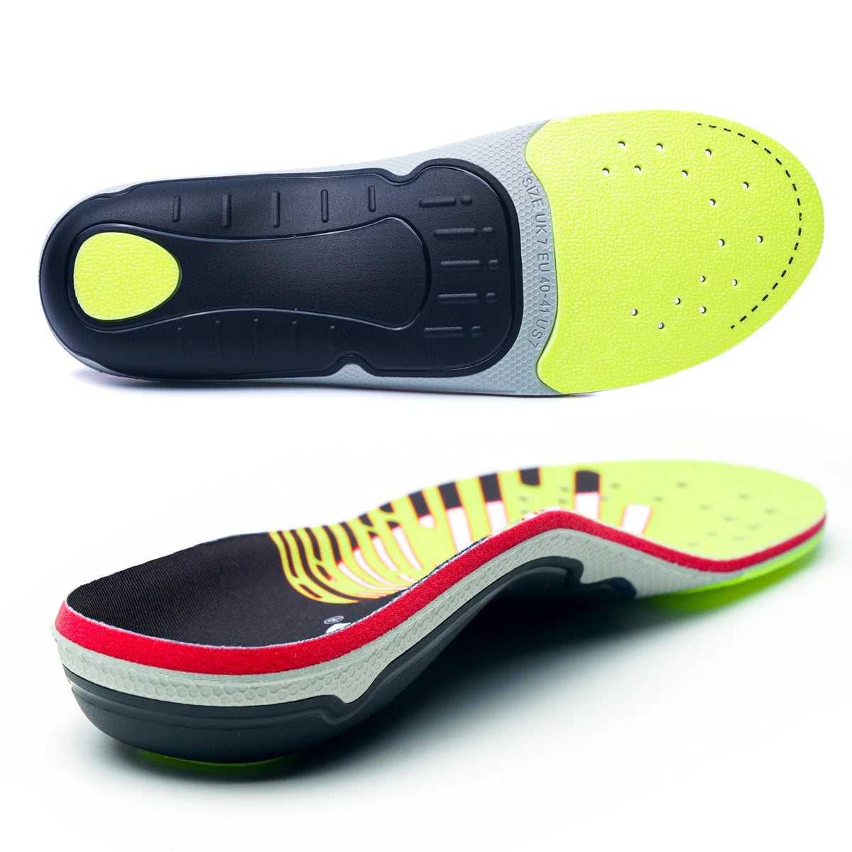 Plantar Fasciitis Relief Orthopedic Insole High Arch Support Flat Foot Men Women Work Orthotic Insert Sport Shoe Sneaker Sole
