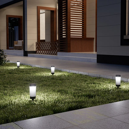 4pcs Outdoors Led Solar Garden Light Solar Power Lawn Light Street Lighting For Garden Decoration Solar Powered Path Lights