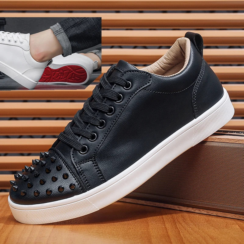 Comfortable Breathable Studded Sneakers for Men Women Casual Sports Shoes Fashion Lightweight Walking Shoes