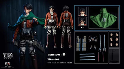 【In Stock】Original Yibo Model 1/6 Action Figure Attack on Titan Levi Ackerman Model  Collection