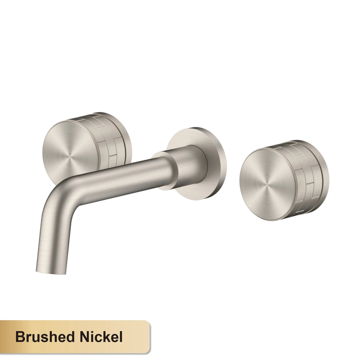 Luxury Black Bathroom Concealed Faucet Wall-Mounted Design, Double Handle, 3-Hole Cold and Hot Dual-Control Brass Basin Tap
